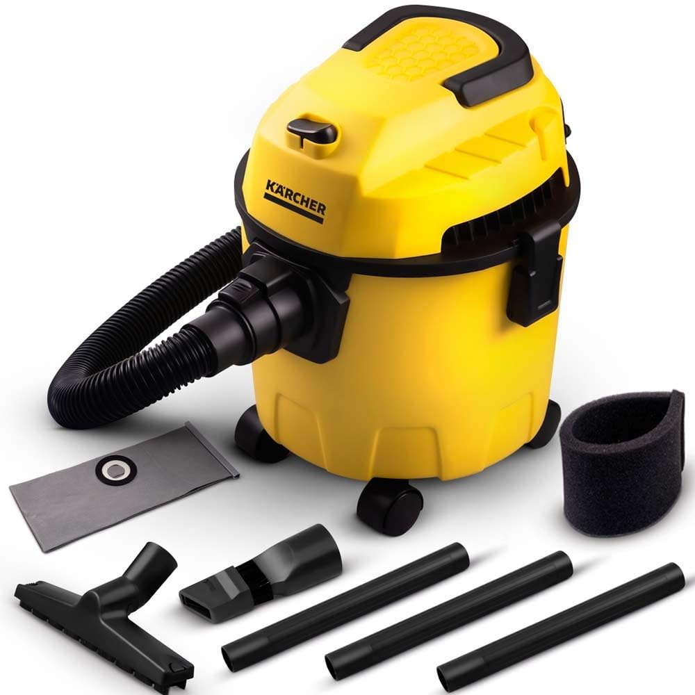Aspirador WDL 1 Karcher 3 em 1 - Aspira Pó e Água + Função Soprador ...