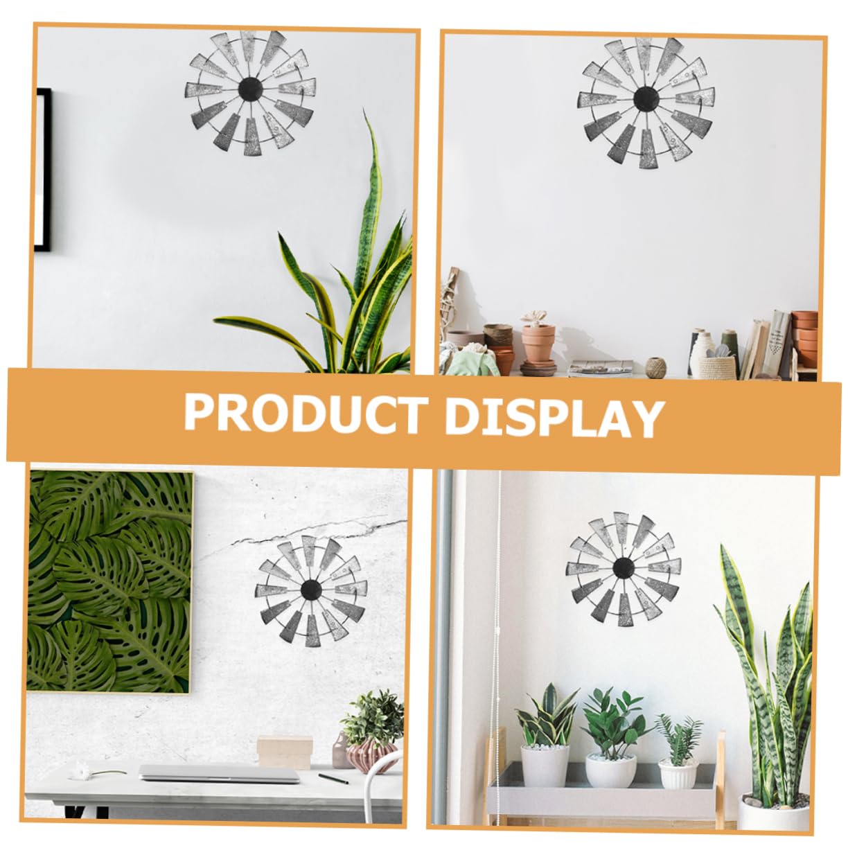 VICASKY Decorazioni da parete Metalliche Agriturismo Rustico Per Soggiorno Camera Da Letto E Robusto Ferro Decorazione Da Appesa Per Giardino E Esterni