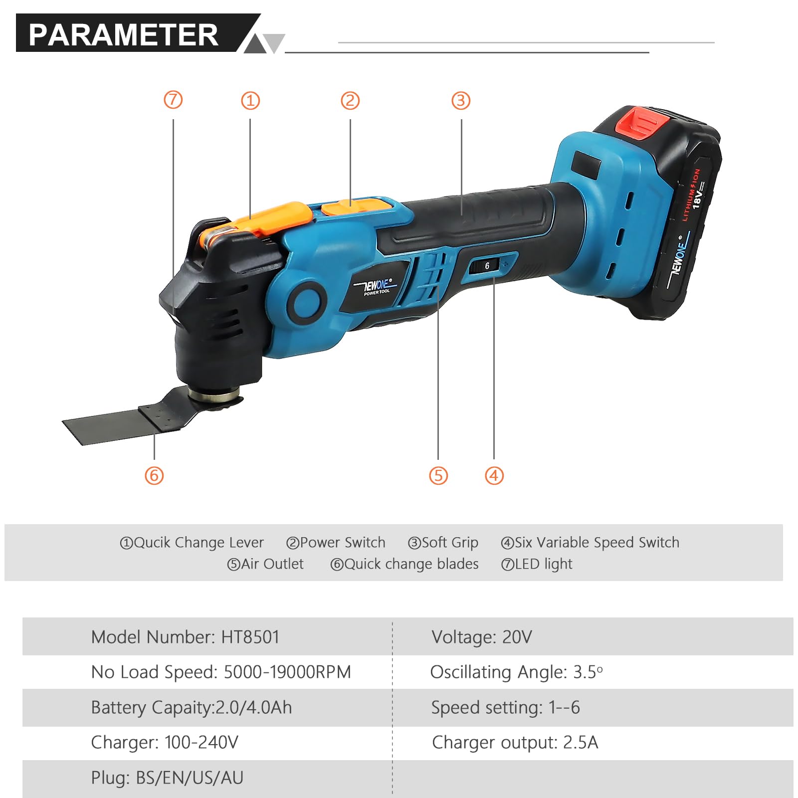 Dewalt Oscillating NEWONE Oscillating Multi-Tool Kit Compatible