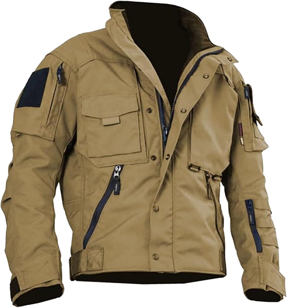 Military Jackets for Men Mens All-Terrain Versatile Tactical