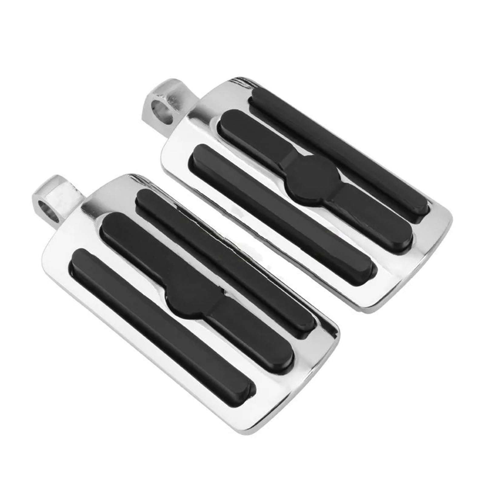 Pedales Reposapiés Para Iron XL 883 1200 Dyna Motocicleta Universal 32mm 1,25 "estribos Macho Reposapiés Pedal Delantero Trasero Reposapiés Goma Moto Reposapiés (Color : Style8)
