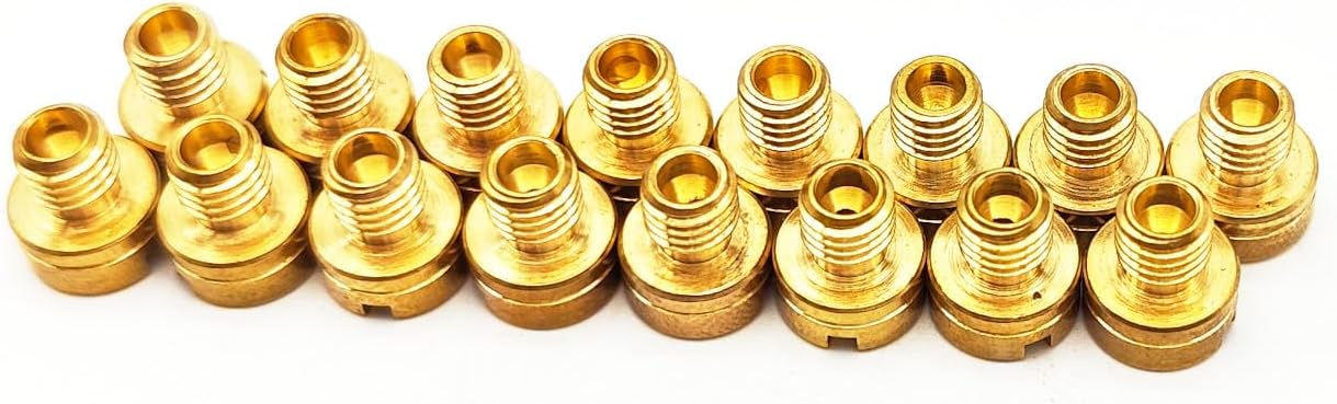 AtticZone 16pcs Carburetor Main Jets Kit #88 - #155 Compatible with Mikuni VM22 VM24 VM26 Carbs, Large Round N100.604, Tune 125cc - 250cc Dirt Bike Pit Bike Mini Bike Go Kart ATV