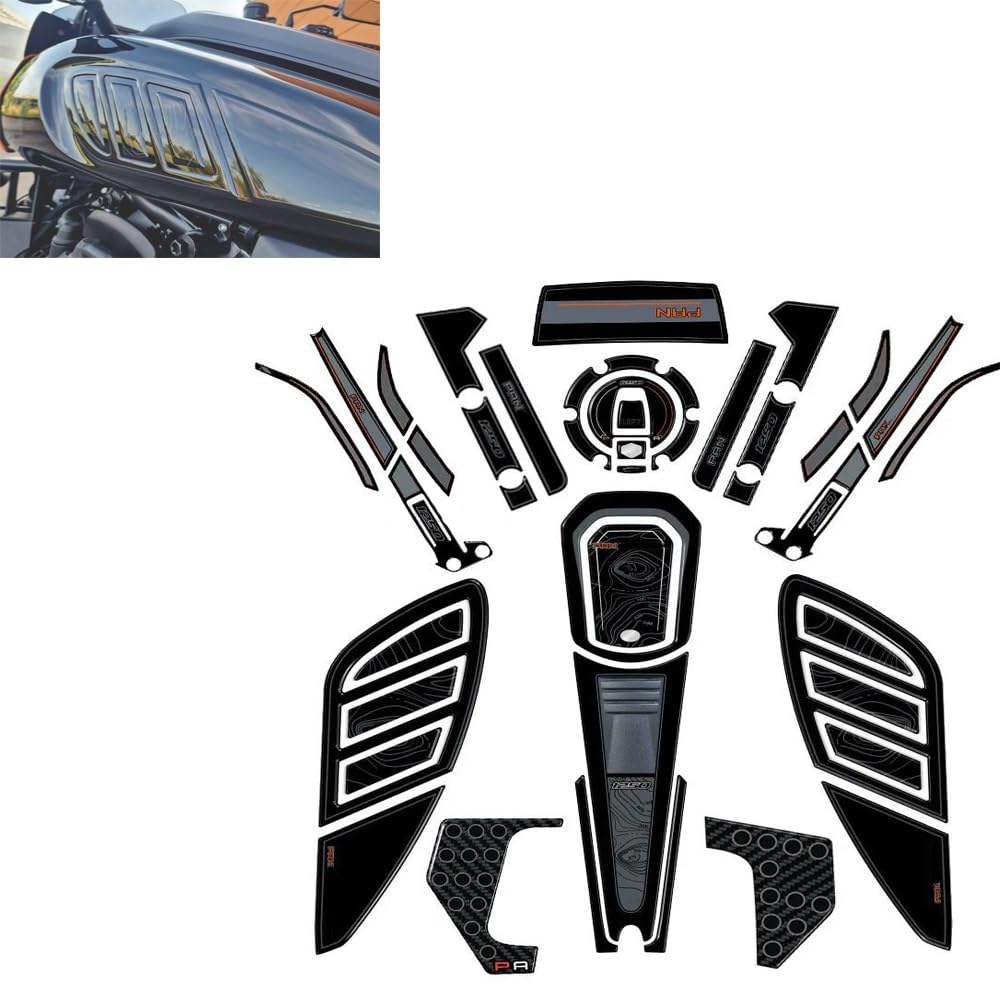Autocollants de protection réservoir moto Harley Pan America 1250 contre les rayures