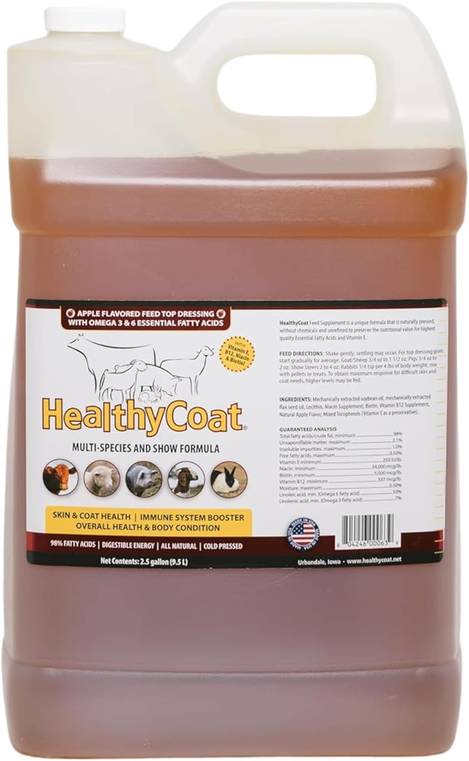 HealthyCoat Multi-Species and Show Formula Supplement, 2.5 Gal