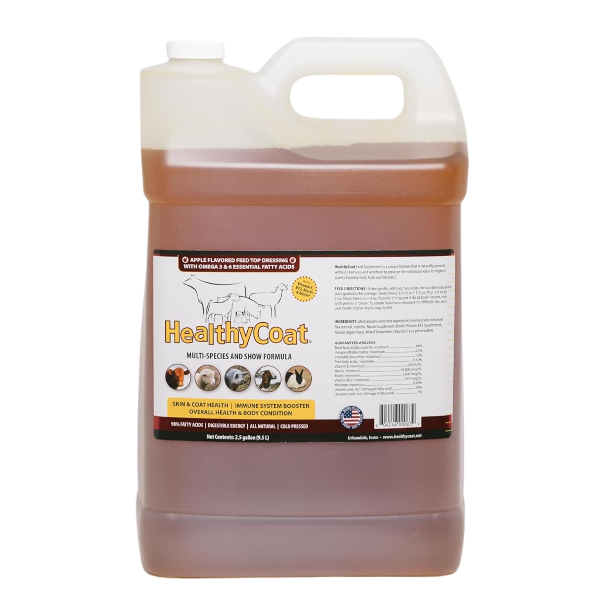 HealthyCoat Multi-Species and Show Formula Supplement, 2.5 Gal