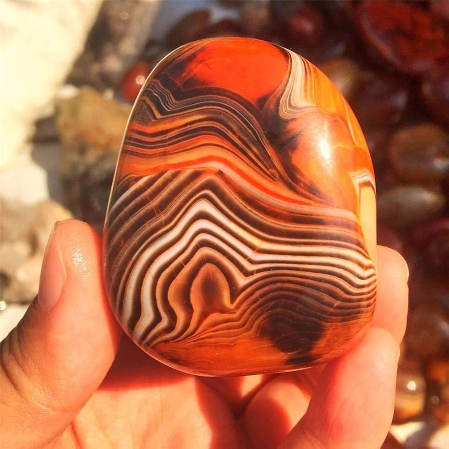 サードニクス 紅縞瑪瑙 マダガスカル産 天然 原石 瑪瑙カッサ 148g