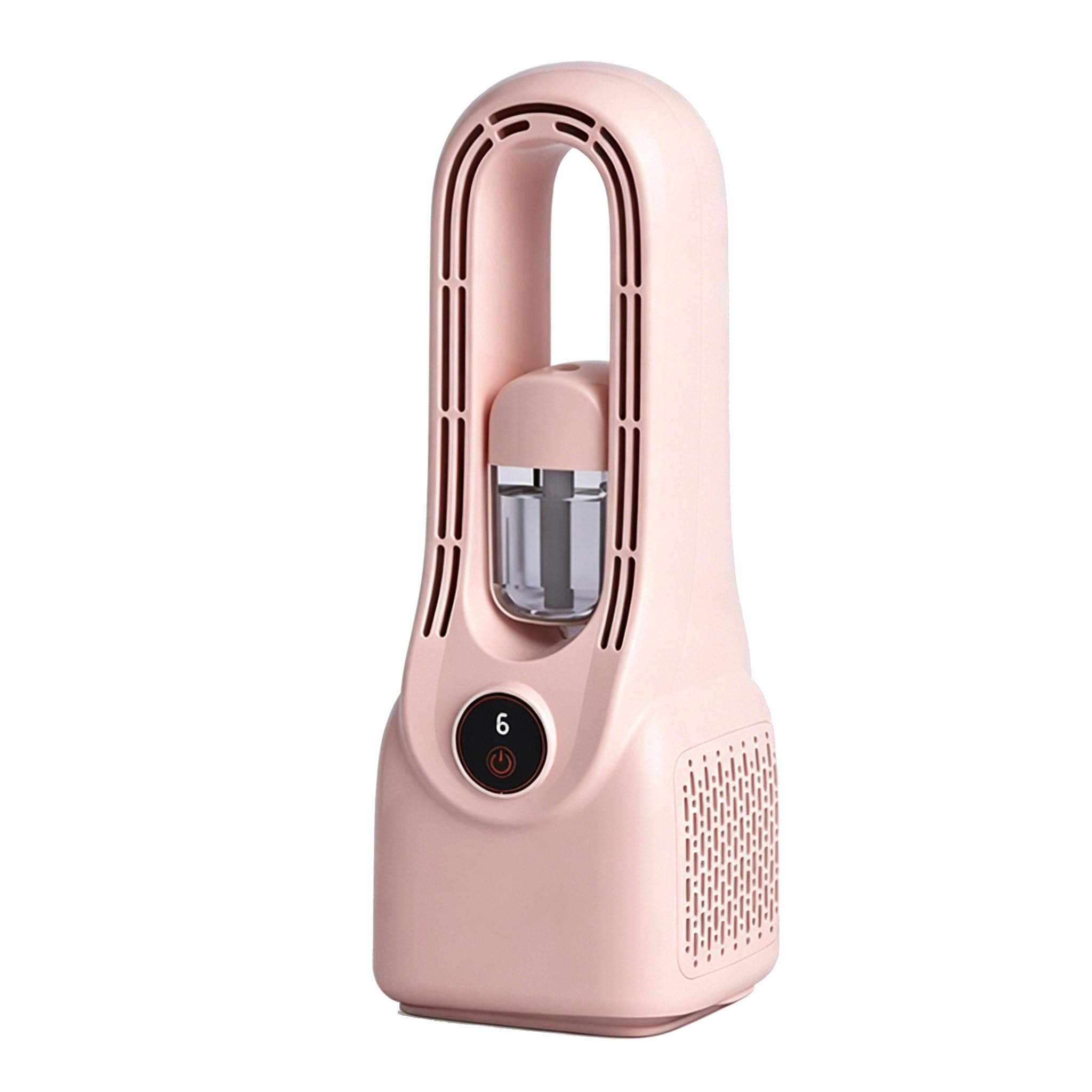 Portable Silent Air Conditioner,Cooling Fan, Air Conditioning Unit,Bladeless Fan,Blade-Free Evaporative Cooler,Mini AC Unit Desktop USB Powered Cooling Ace,6 Humidity Levels for Home/bedroom/office