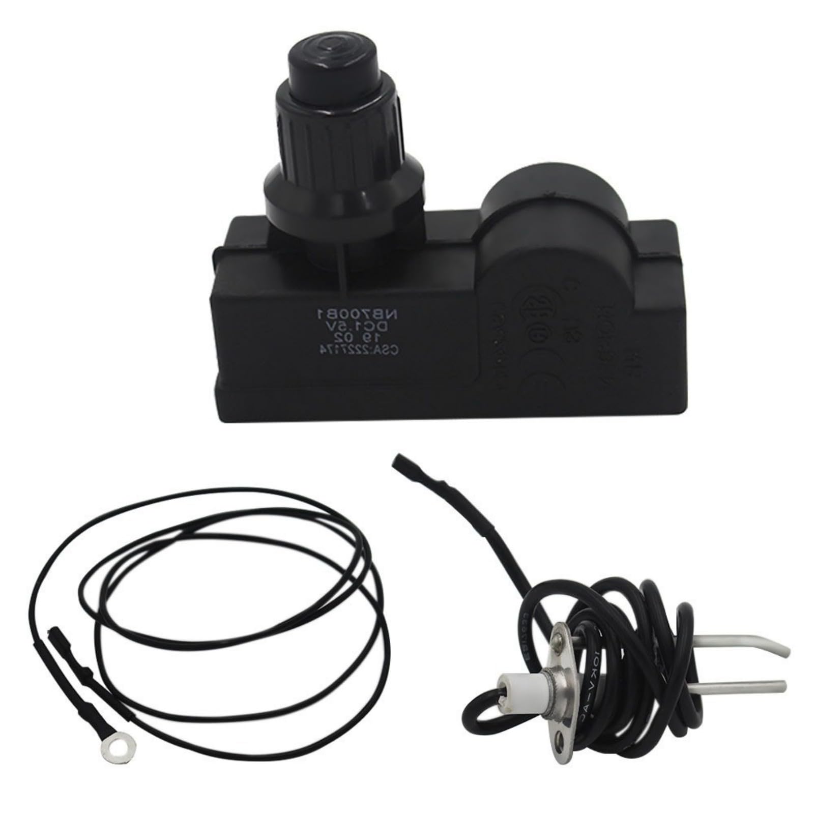 Tsophreniq BBQ Replacement Grills Ignitions Set Electrode Ignitions Component Grills Repair Set Accessory Camping Tool