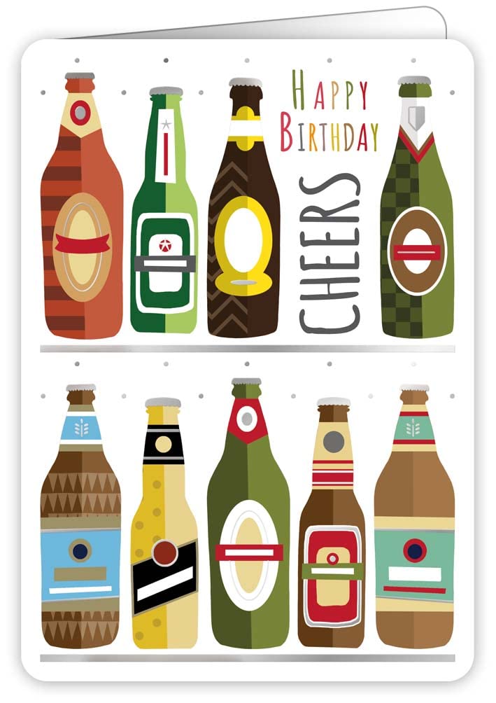 Quire Colourround Card Happy Birthday Cheers