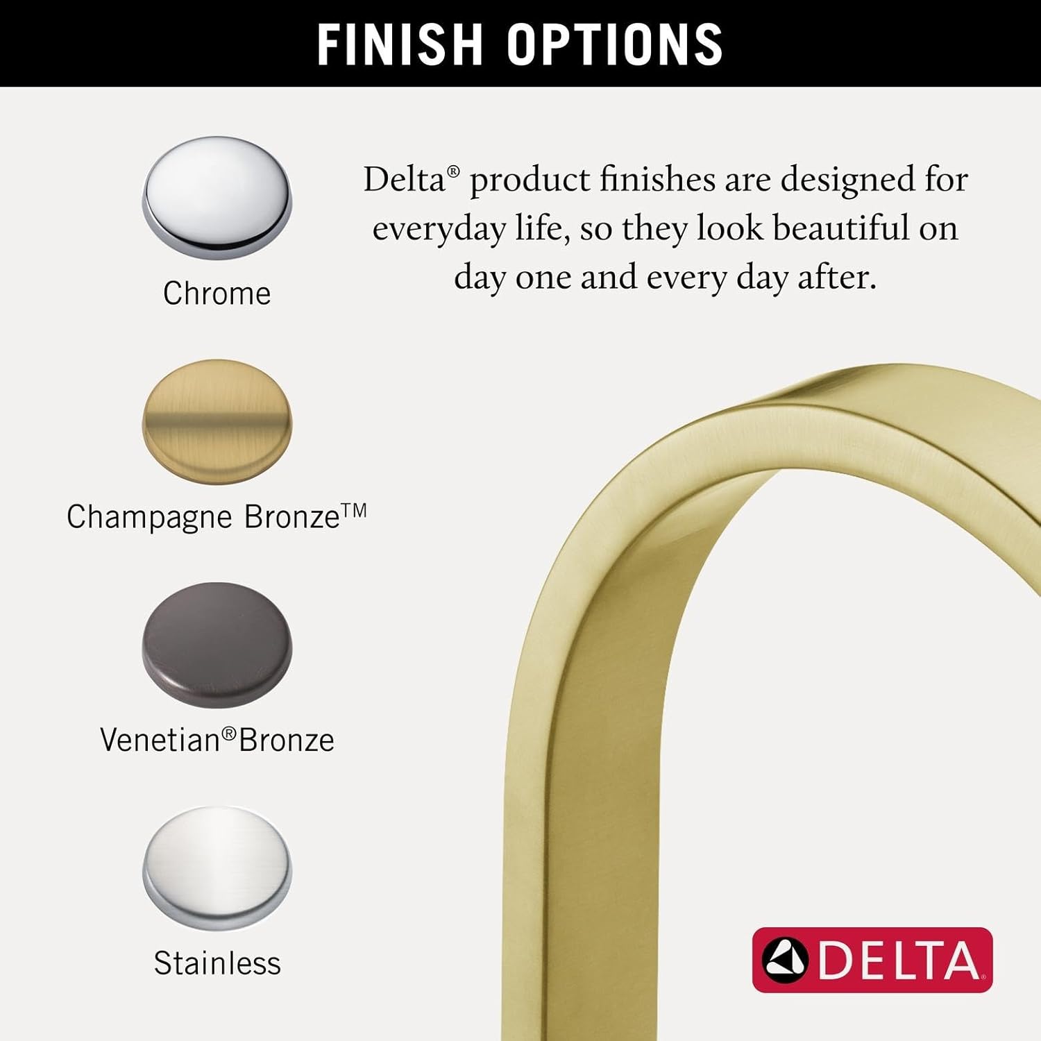 Delta Faucet T2753-CZ, 8.75 x 16.00 x 8.75 inches, Champagne Bronze