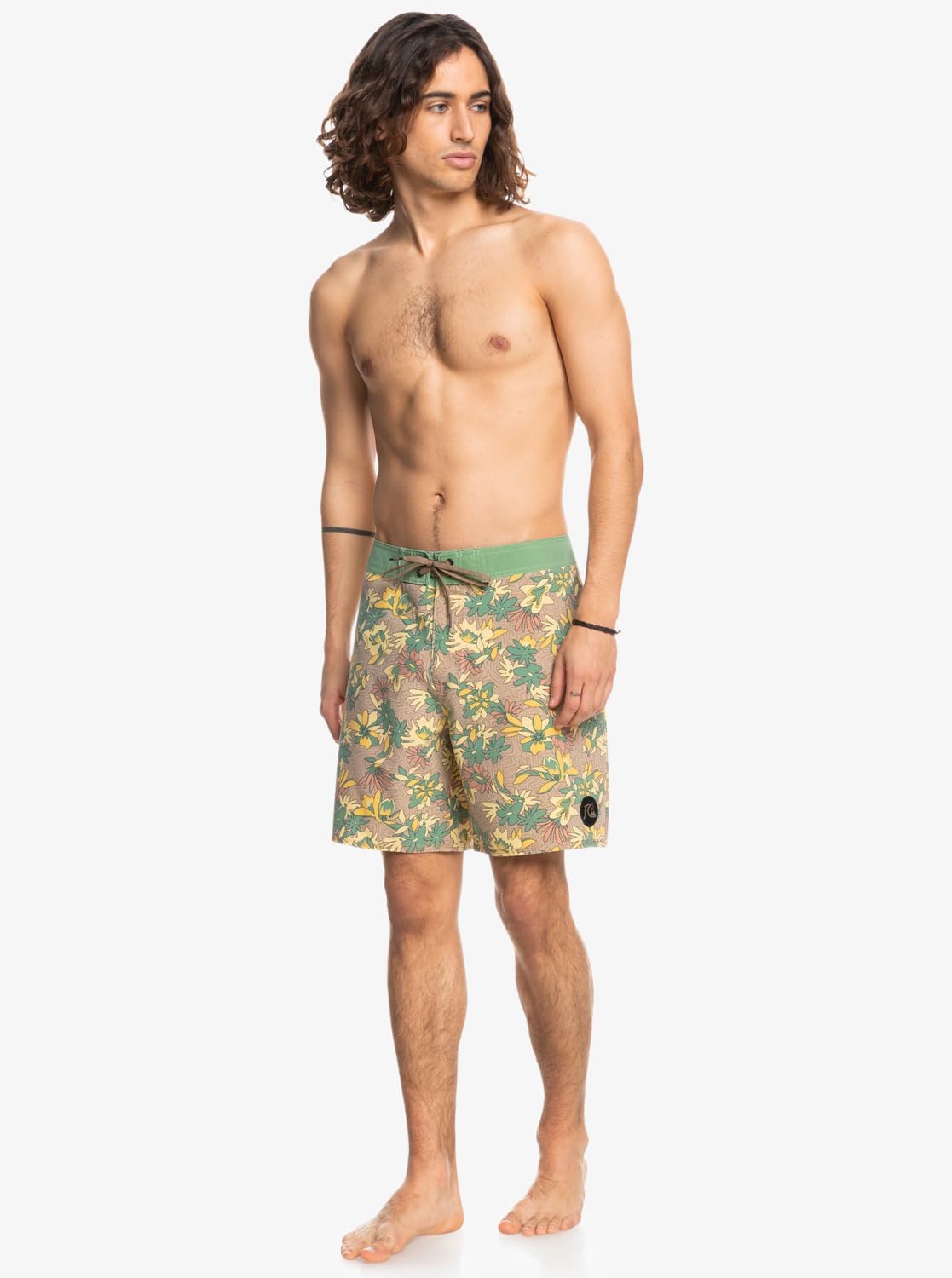 Quiksilver Men's Surfsilk Washed 18 Boardshort Swim Trunk Bathing Suit