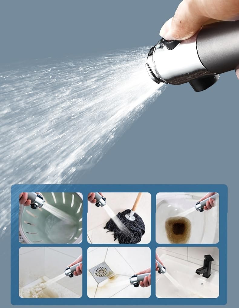 Bexora Pro Filtersystem Hochdruck Duschkopf mit Filter, 3+1 Strahlarten, 1,5M Schlauch, weniger Wasserverbrauch für ein intensives Duscherlebnis 12 Schichten zum Schutz