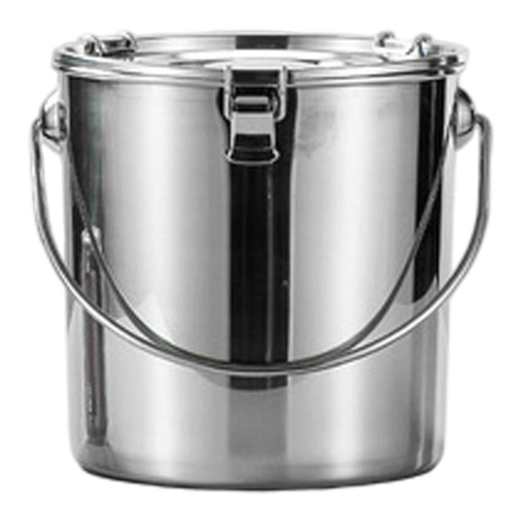 Stainless Steel Food Storage Containers 7L Stainless Steel Containers with Lids, Locks & Handle Airtight Multi-Purpose Canister | Food