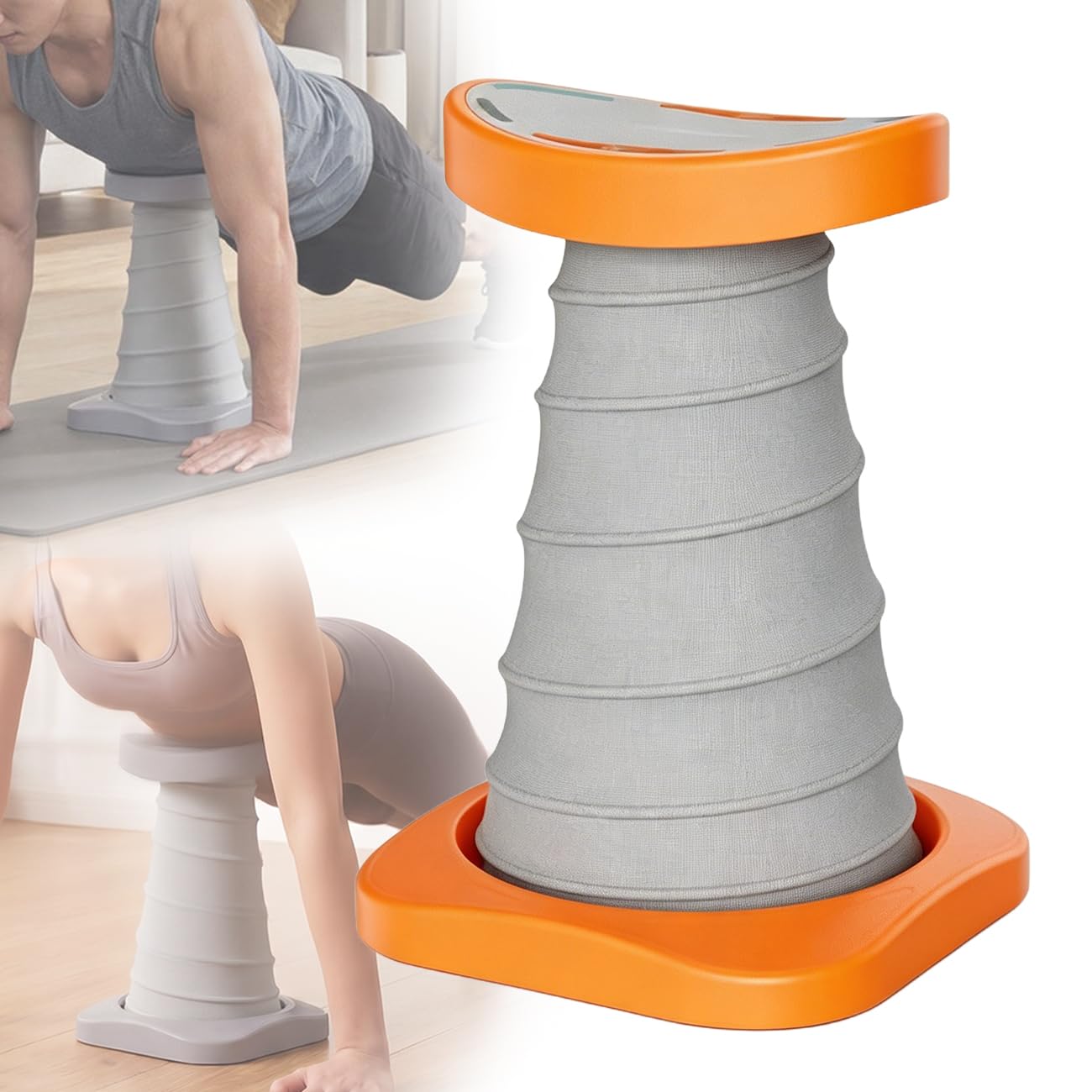 Tabla De Flexiones Push Up Board Multifuncion Musculacion En Casa Plegable Tabla De Fitness para Entrenamiento En Casa para Los Amantes del Fitness Orange,13.5 * 9.4 in