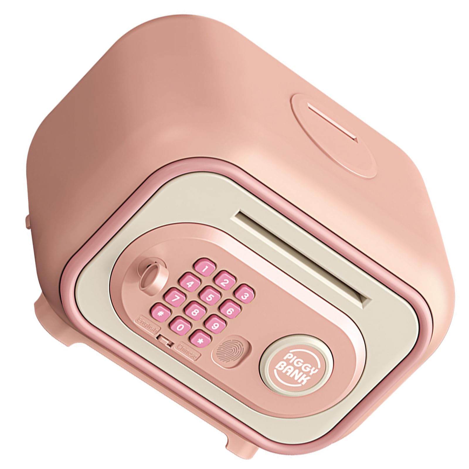 Piggy Banks for Kids, Electronic Money Box with Fingerprint Password Simulation Coin Cash Saving Box Piggy Banks