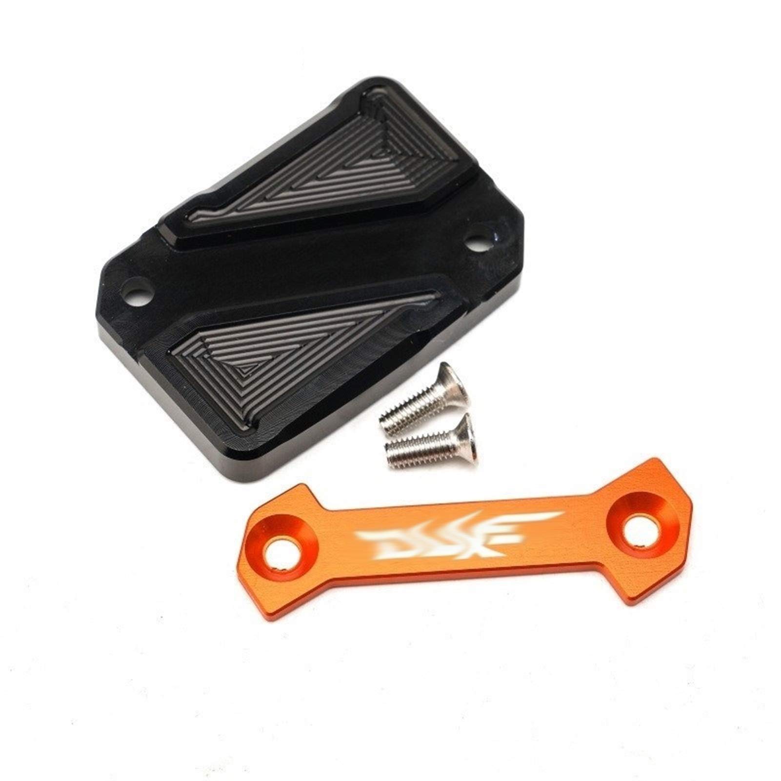 Tapa del depósito del Freno de la Motocicleta CNC Freno Delantero Fluid Cubierta del depósito de Cap/Ajuste KT.M Duke 125 2020 390 200 390 RC 690 Duke(Orange)