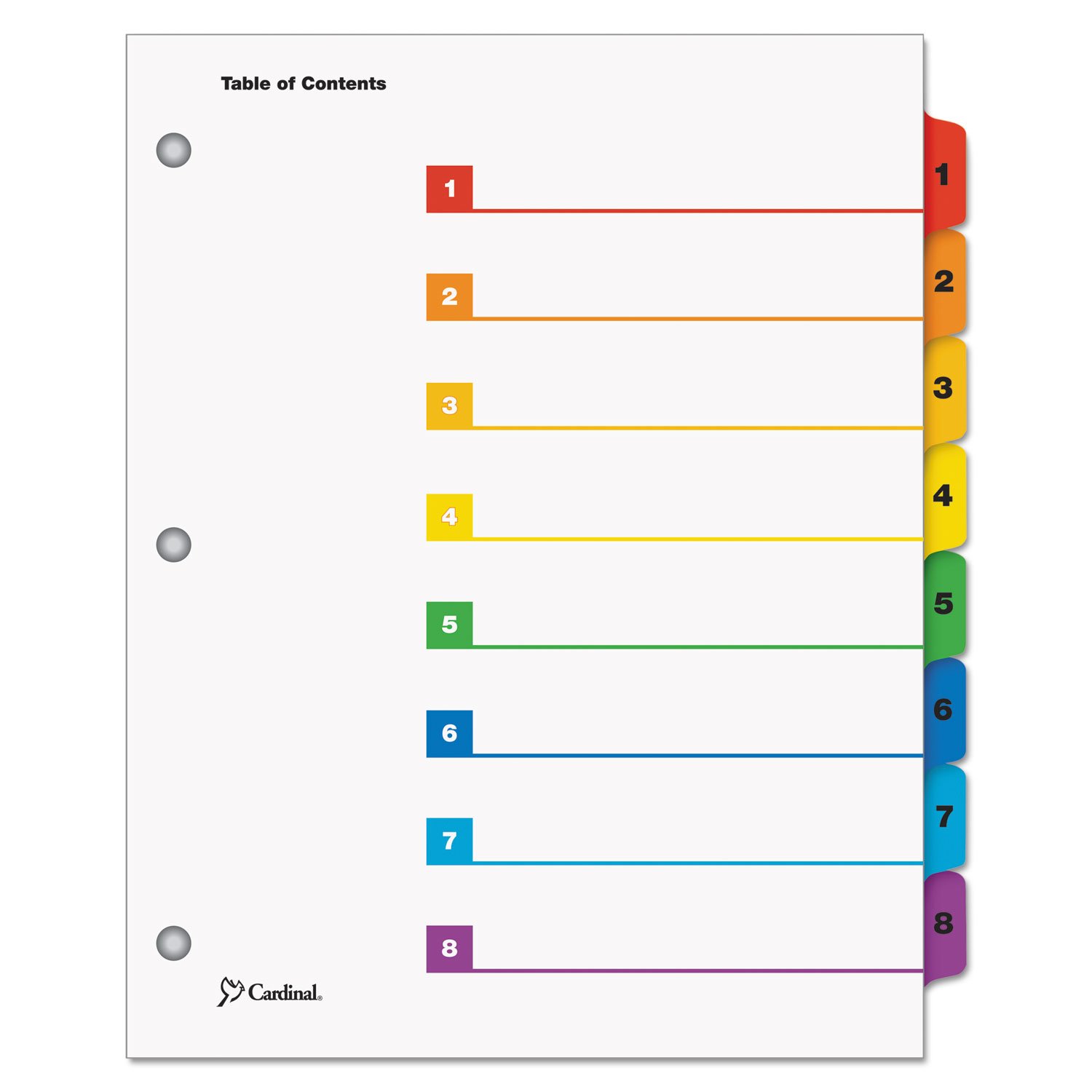 Cardinal CRD60818 Traditional OneStep Index System