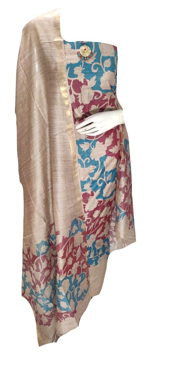 rsh Women Unstitched Bashwara Silk Screen Print Suit Dress Material Salwar suite For women & Girls Top 2.5 mtr Bottom2.5mtr & Dupatta 2.5mtr RSH187-picture-29