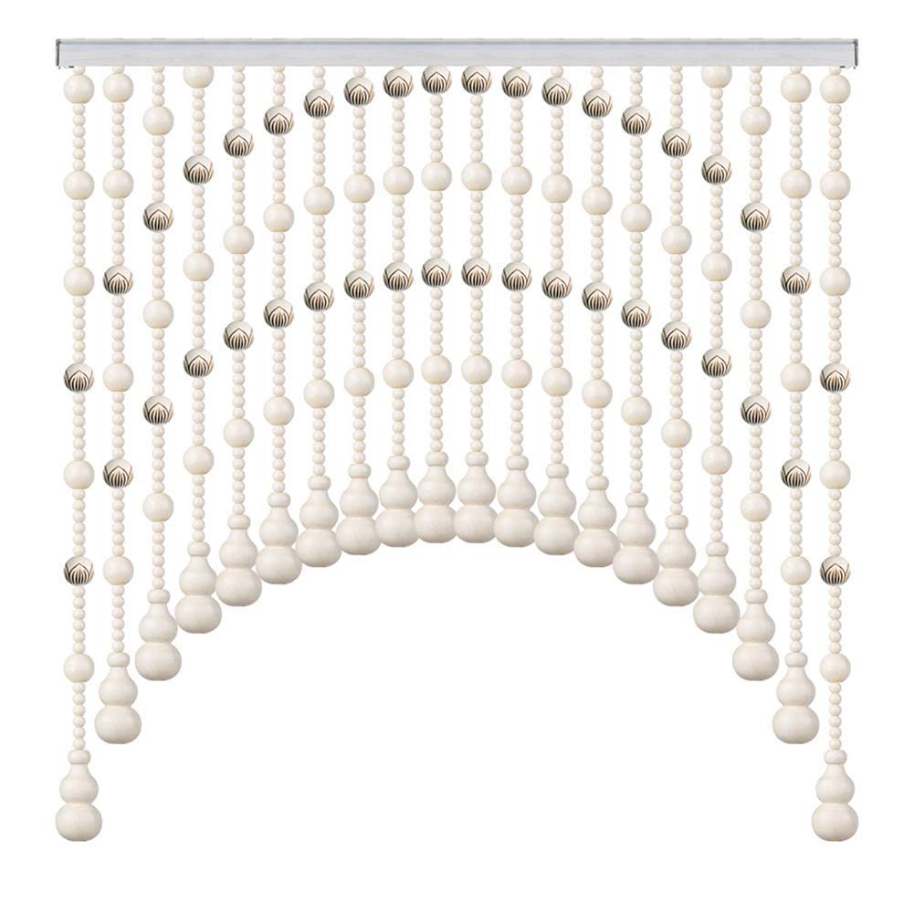 Rideau de porte en perles pour sublimer le passage du salon au couloir