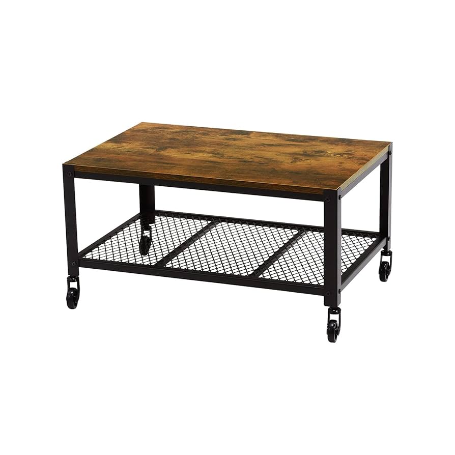 深みあるデザイン　インダストリアル　ローテーブル　センター Amazon.co.jp: クオリアル センターテーブル インダストリアル