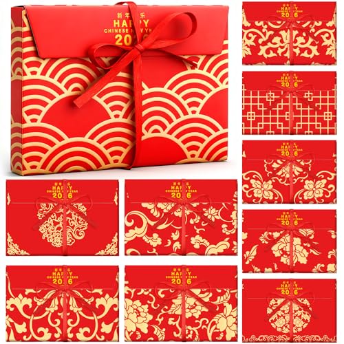 AmazingSpark 30 Pcs Chinese New Year Red Envelopes 2026 Gift ...