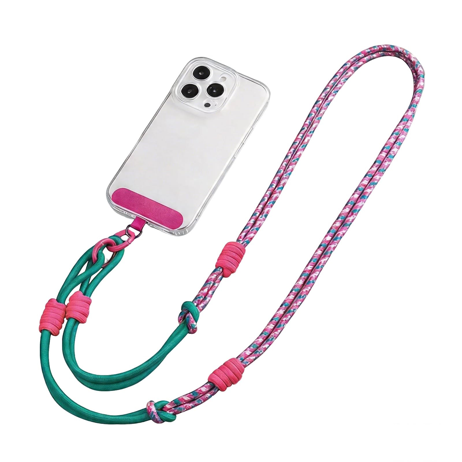 3-In-1 Adjustable Anti-Theft Phone Lanyard, Utility Universal Crossbody Neck Wrist Strap for Most Smartphones Mobile Phone Cases, Cameras (Not Includes Cases)-image-38