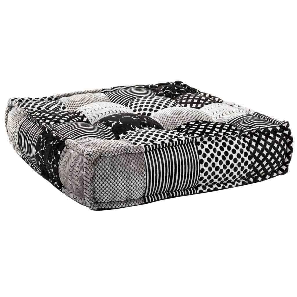 WANDERLUST DECO Cojin de suelo Gris 80x80x20