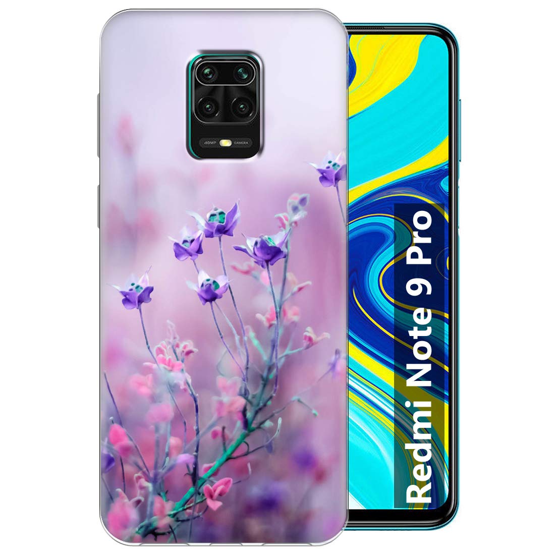Fashionury PURPEL Flowers Soft Silicone Designer Printed Full Protection Printed Back Case Cover for Redmi Note 9 Pro/Note 9 Pro Max/Poco M2 Pro (B089NJBFJC) Amazon Price History, Amazon Price Tracker