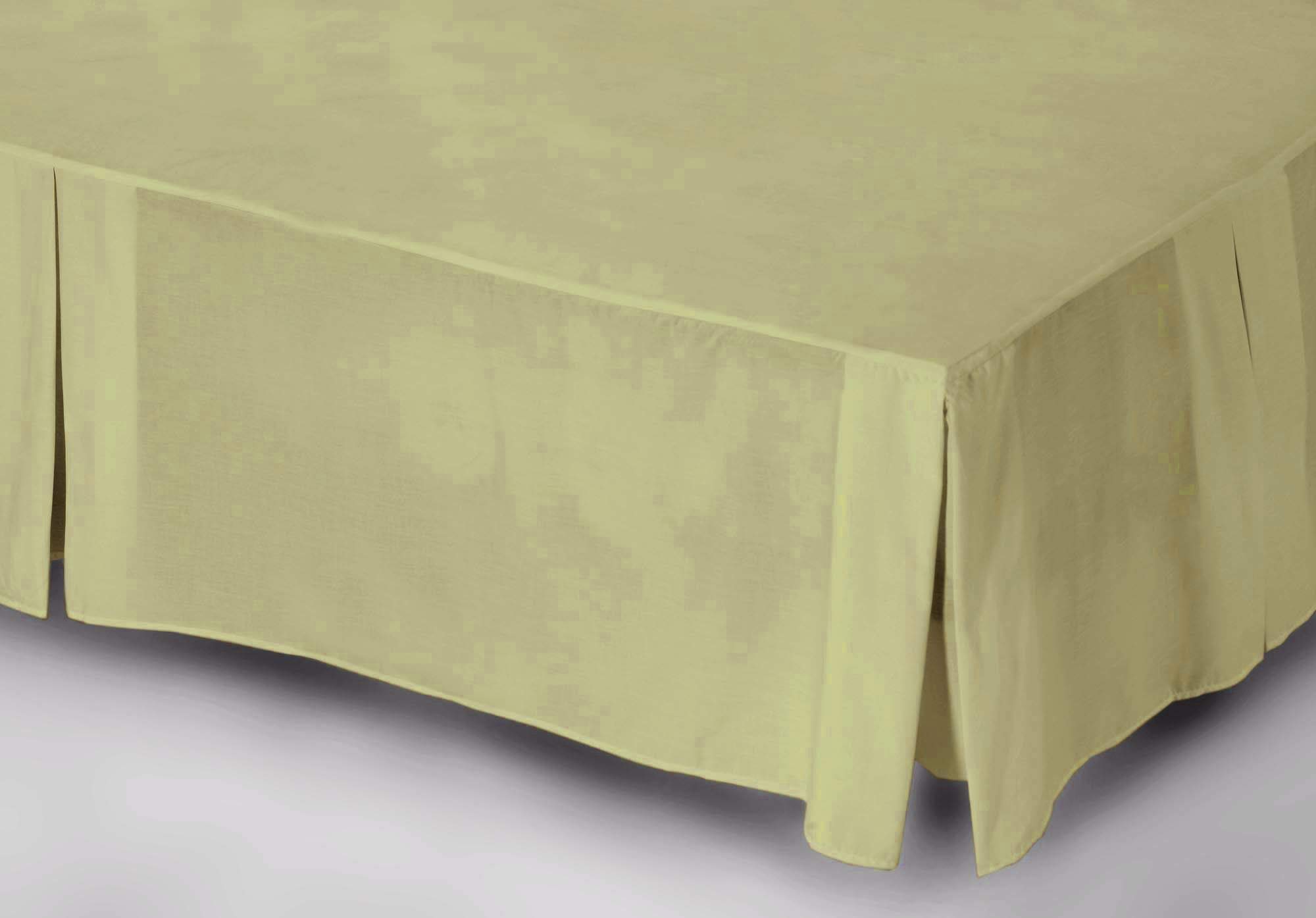 Belledorm Green Platform Valance - 200 Thread Count - Divan Box Base Drop 41cm - Olive - Super King