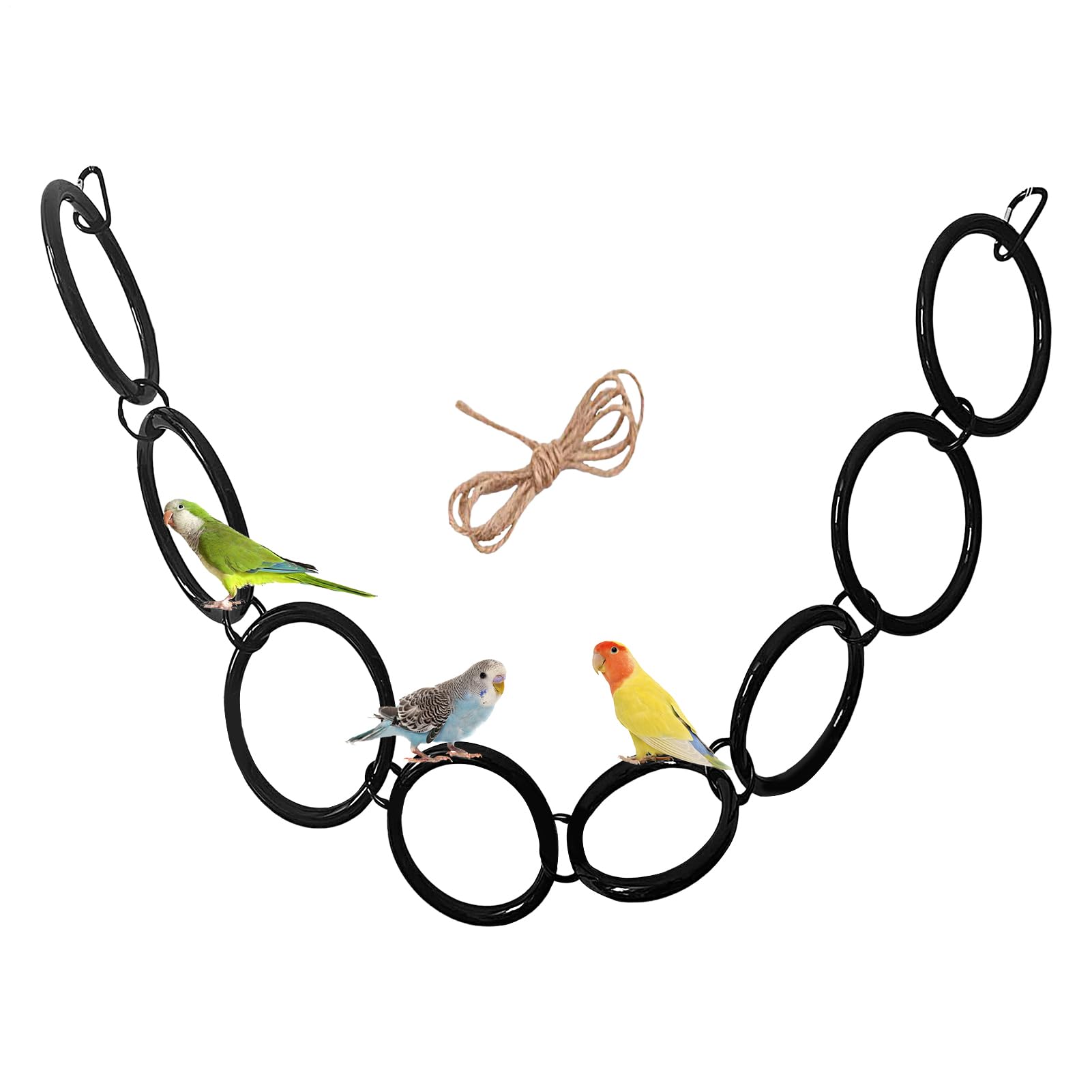 Ahuuen Snake Climbing Ring | Flexible Reptile Enrichment,Pet Playing Supplies for Cage Nets Glass Jars Home Bedroom Living Room Viewing Room Zoo Wall Fences