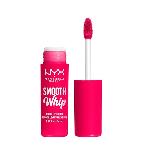 Miniatura 6 de NYX PROFESSIONAL MAKEUP Smooth Whip - Crema de labios mate, larga duración, hidratante, lápiz labial líquido vegano - Kitty Belly (Peach Nude)