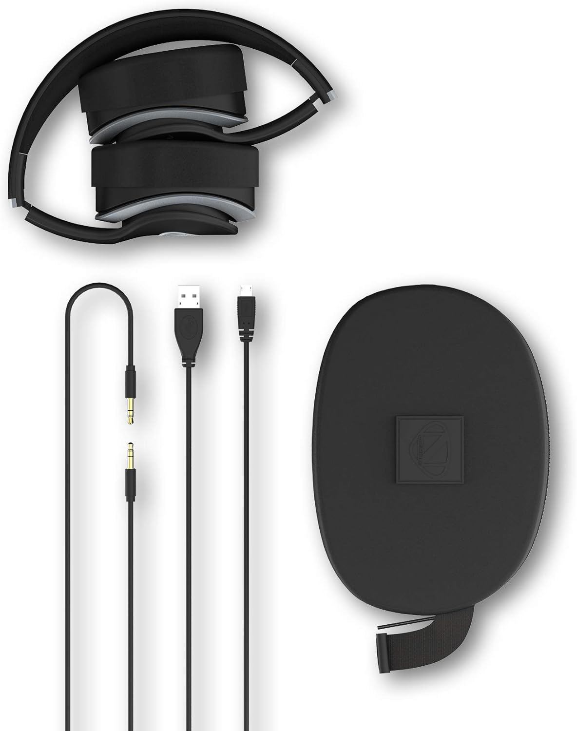 80% оƒƒ Dіѕсоunt NCredible AX1 Bluetooth Wireless Headphones, Enhanced APT-X Audio, Tuned by Nick Cannon, Foldable Headset, Adjustable Padded Headband, Soft Ear Cushions, Built-in Mic, Ear Cup Controls (Gunmetal)