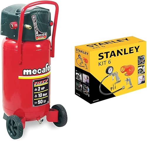 Compresseur vertical 50l Mecafer Fifty 425090 19 Mecafer 425090 Compresseur 50 L 2 hp fifty mecafer &