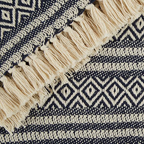 Dii Rustic Farmhouse Cotton Adobe Stripe Blanket Throw With Fringe For Chair, Couch, Picnic, Camping, Beach, & Everyday Use, 50 X 60 #TOP2