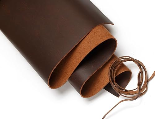 Wanderings Full Grain Brown Buffalo Leather Sheet 30x61cm + 91cm