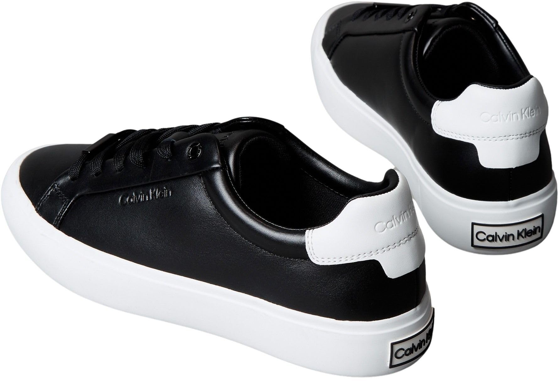 Calvin Klein Sneaker con Suela Cupsole Mujer Lace-up de Piel