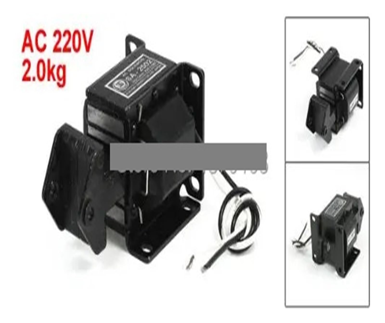 SA-2502 Lift 2.0 kg AC Tractive Wet-Valve Solenoid Electromagnet