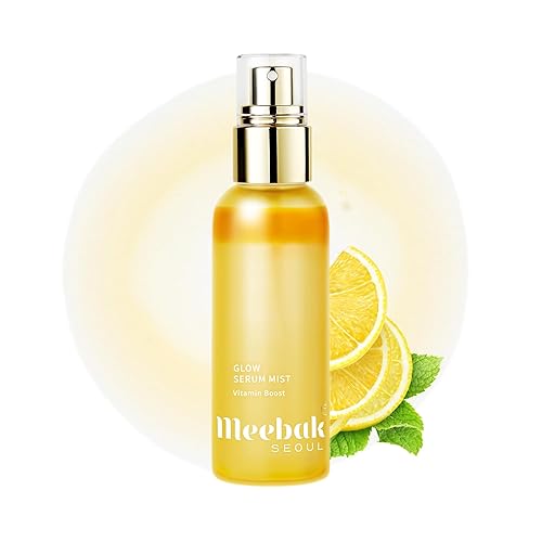 Meebak Glow Serum Mist  Spray tóner hidratante con yuja, centella asiática y escualano vegetal  Cuidado de la piel coreano calmante y rejuvenecedor