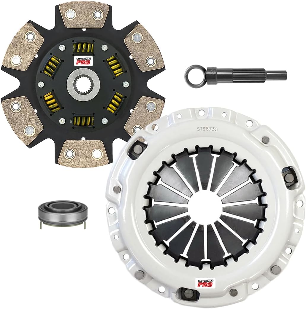 ClutchMaxPRO Performance Stage 3 Clutch Kit Compatible with Mitsubishi 3000GT Eclipse Expo Galant Plymouth Colt Laser Eagle Summit Talon Dodge Stealth Stratus Chrysler Sebring (CP05048HDC-ST3)