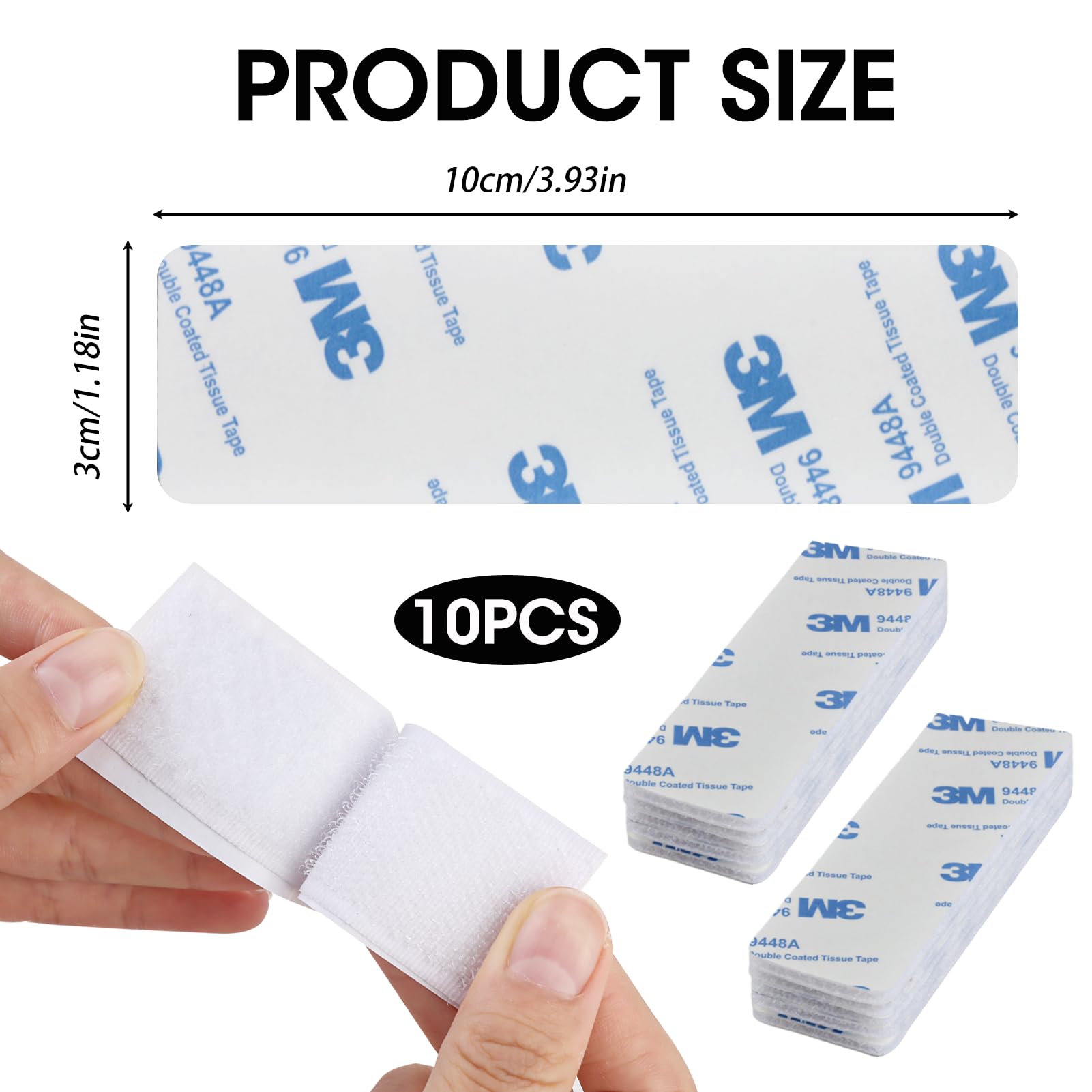 Scratch Autocollant Rond 10mm,1008 Pièce Scratch Autocollant Double Face, Bande Agrippantes Adhésives Puissant Hook Loop Rubans Pour - Bricolage