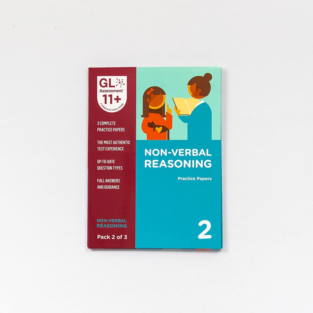 GL Assessment 11 Plus Practice Papers 2025 Non-Verbal Reasoning Pack 2 | UK 11+ Non-Verbal Reasoning Practice Paper | GL Assessment 11+ Practice Books Hold 3 Practice Papers Exam Guidance And Answers