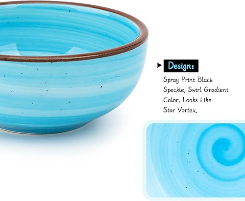 Miniatura 7 de KitchenTour - Juego de 6 cuencos para salsa de soja de 2.7 onzas, cuencos de porcelana para condimentos, sushi, ketchup, aperitivo, frutos secos,