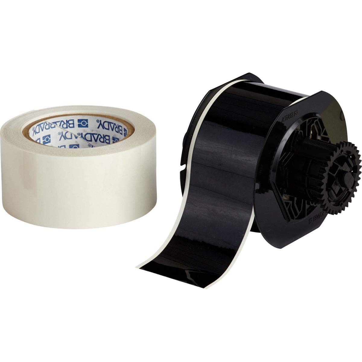Brady B30C-2250-483BK-KT Polyester with Polyester Over Laminate Continuous Tape, 100' x 2.25