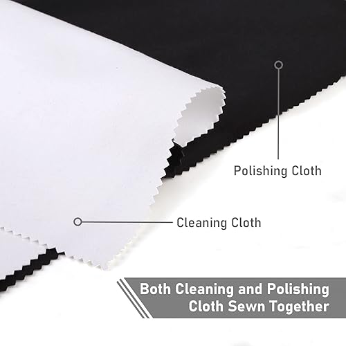 Miniatura 5 de YouBay Paño de limpieza de joyas de plata, paño de pulido de plata para joyas, paño limpiador de joyas para removedor de deslustre, paño de pulido