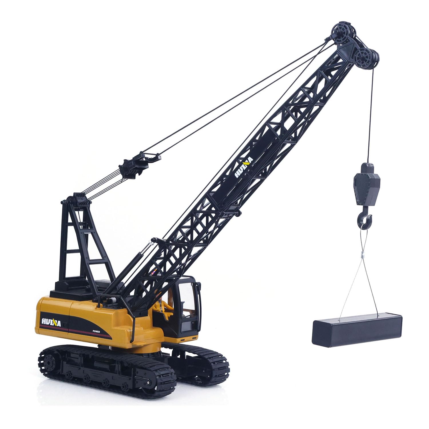 HUINA 572 15CH RC 1/14 grúa de construcción camión torre excavadora modelo coche hobby grado modelo para adulto hobby