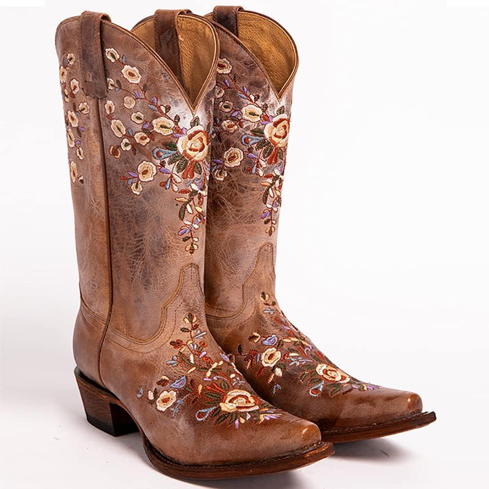 Damen Hohe Stiefel mit Absatz Klassische Elegante Stiefel mit Blockabsatz Langschaft Boots