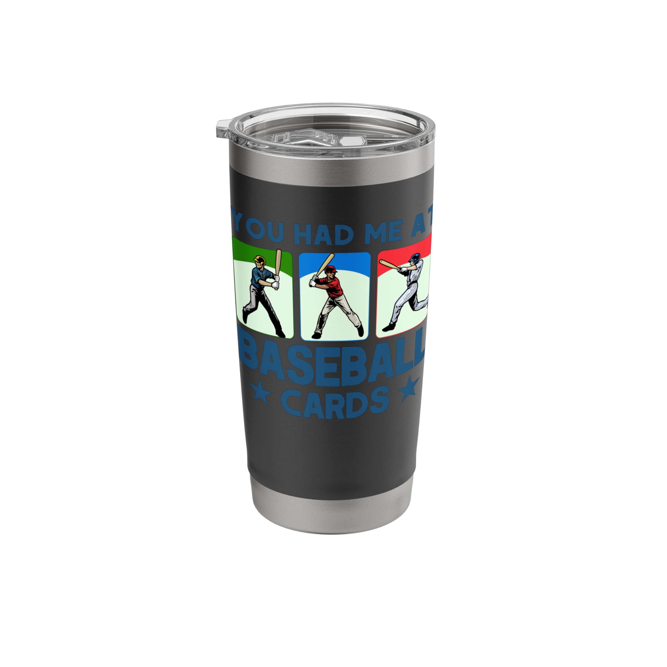 Sports Card Collector Funny Baseball Card Baseball Cards Stainless Steel Insulated Tumbler