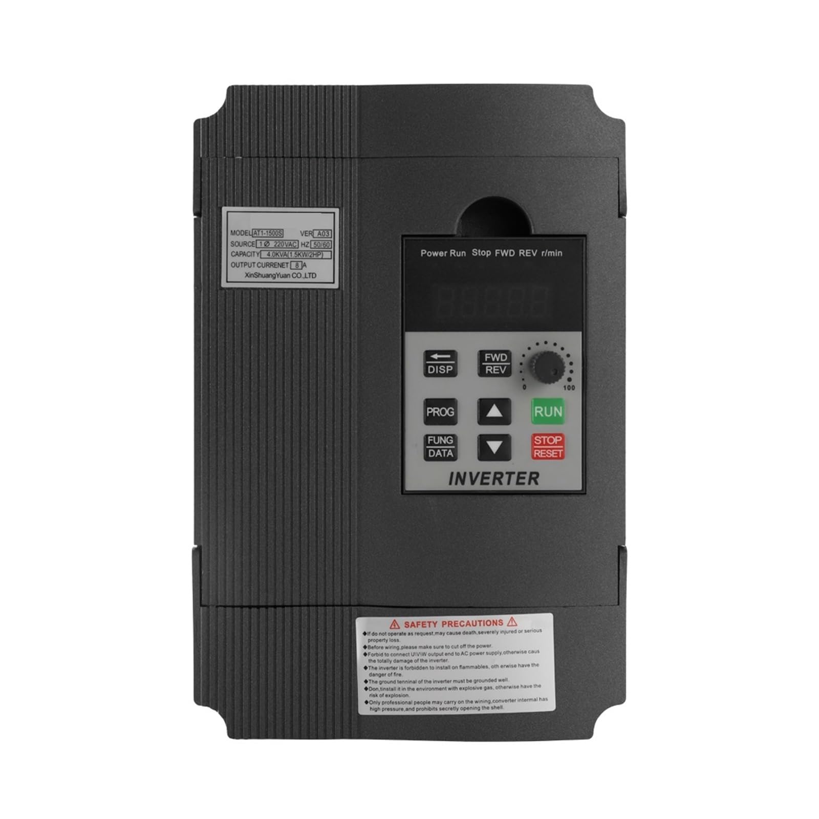 Variatore di Frequenza, Regolatore di velocità di frequenza universale VFD 2.2KW 12A 220 V AC Motor Drive monofase in uscita trifase Inverter variabile