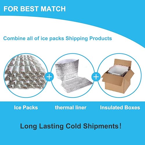 Miniatura 6 de RAINBOW Paquetes de hielo seco para envío de larga duración, hojas de hielo frío reutilizables para lonchera, paquetes de hielo seco flexibles para