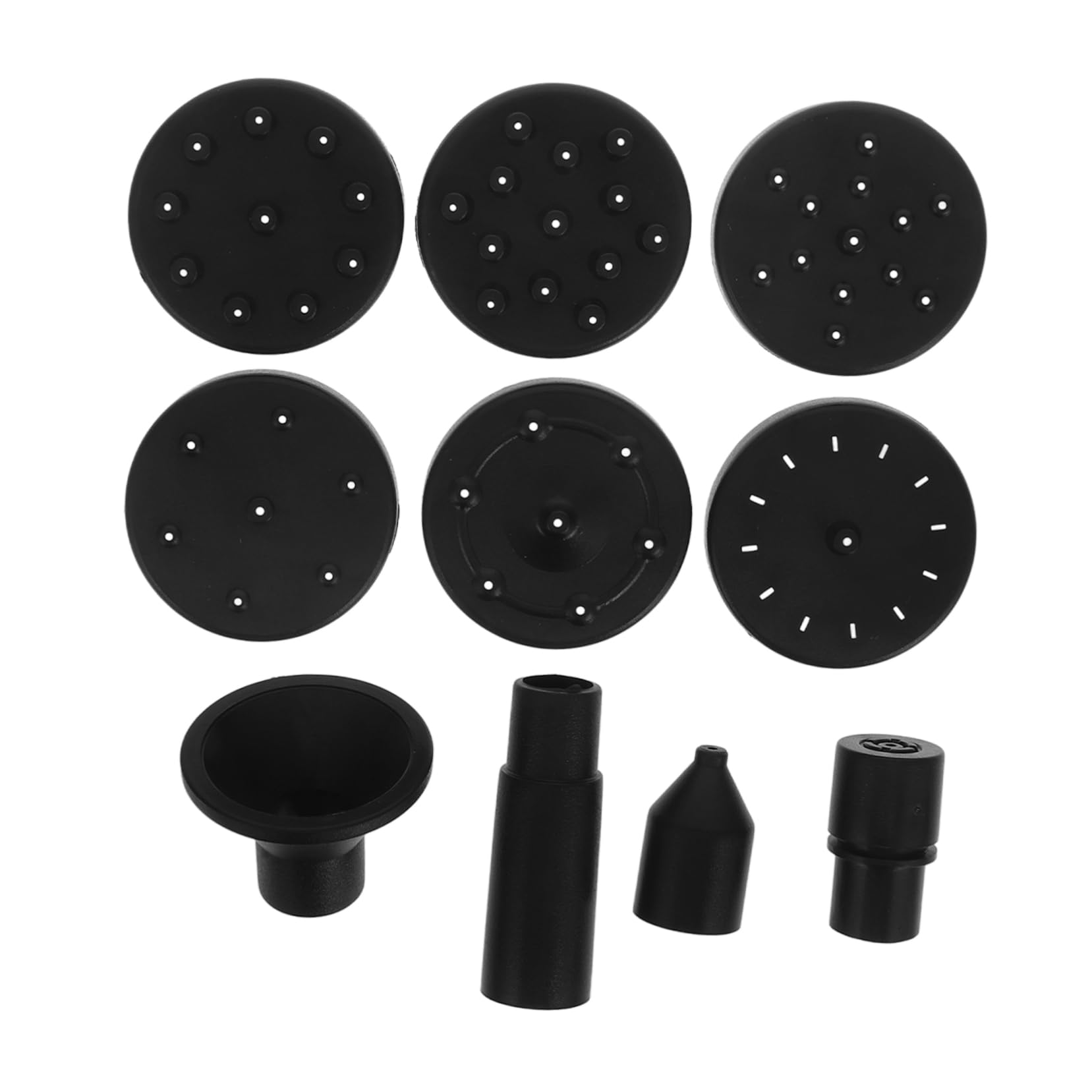 Abaodam Solar-powered Bird Bath Fountain 3 Sets 4 Nozzles Pond Pump Accessories for Versatile Water Displays in Garden